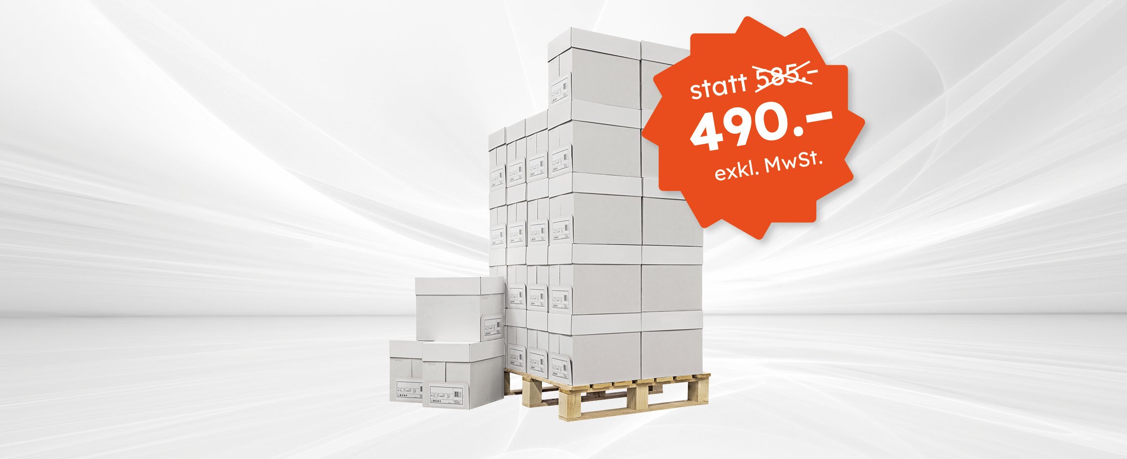 Palette Basic Universal Papier. Text: jetzt im Mega Angebot