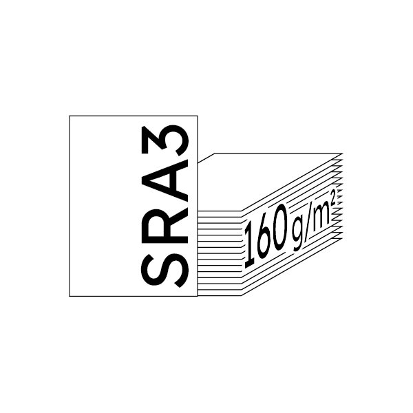 COLOR COPY Farblaserpapier hochweiss SRA3 160g - 1 Palette (25000 Blatt)