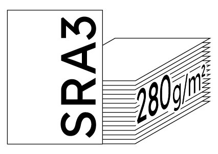 COLOR COPY Papier Laser couleur extra blanc SRA3 280g - 1 Palette (7500 Feuilles)