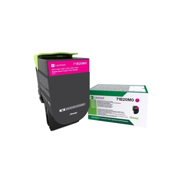 LEXMARK Cart. toner return magenta 71B20M0 CS31/41/51x 2300 pages