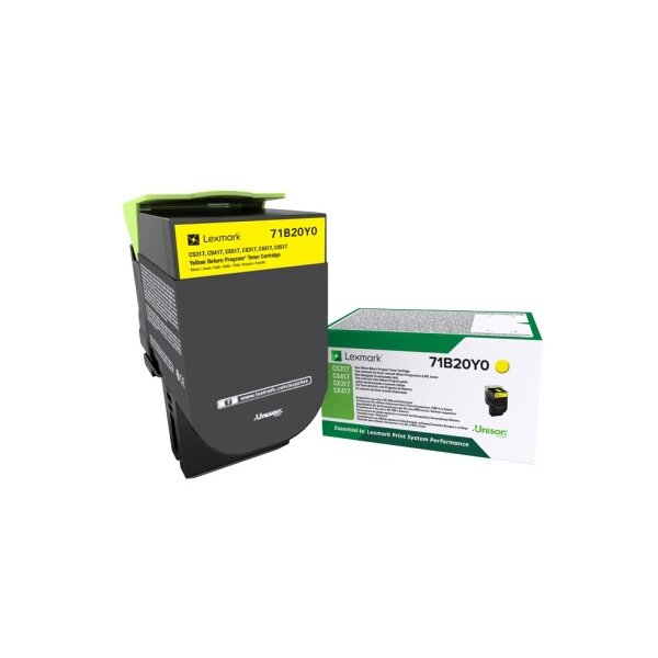LEXMARK Toner-Modul return yellow 71B20Y0 CS31/41/51x 2300 Seiten