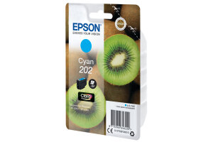 EPSON Tintenpatrone 202 cyan T02F240 XP-6000/6005 300 Seiten