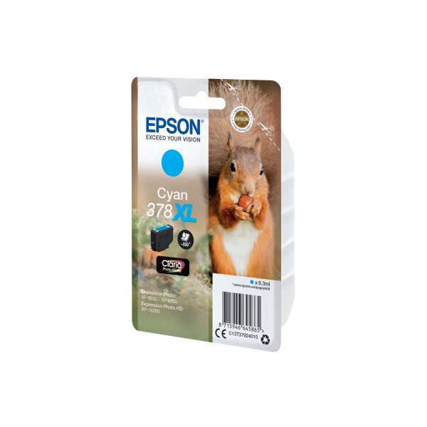 EPSON Cart. dencre 378XL cyan T379240 XP-8500/8505/15000 830 pages
