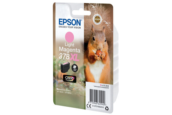EPSON Cart. dencre 378XL li.magenta T379640 XP-8500/8505 830 pages