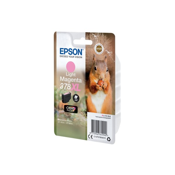 EPSON Cart. dencre 378XL li.magenta T379640 XP-8500/8505 830 pages