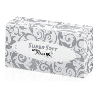 SEMYCARE Mouchoirs 21x20,5cm 205050 2 plis, Box avec 100...