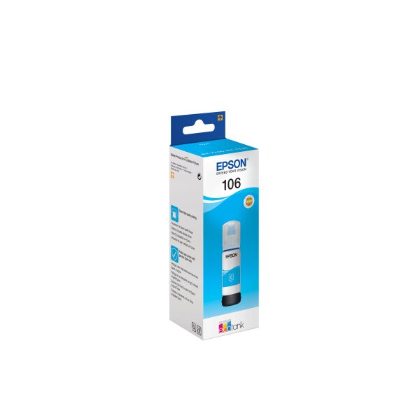 EPSON Tintenbeh&auml;lter 106 cyan T00R240 EcoTank ET-7700 5000 Seiten