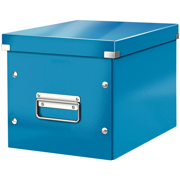 LEITZ Boîte de rangement Click & Store WOW Cube L, noir