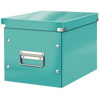 LEITZ Boîte de rangement Click & Store WOW Cube L, noir
