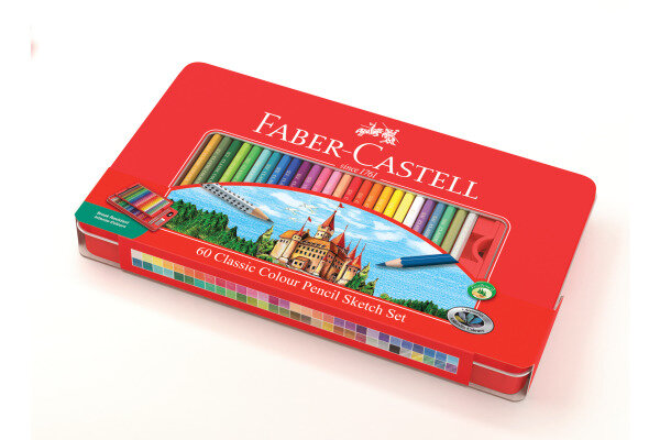 FABER-CASTELL Farbstifte Classic Colour 115894 60 St&uuml;ck, mehrfarbig