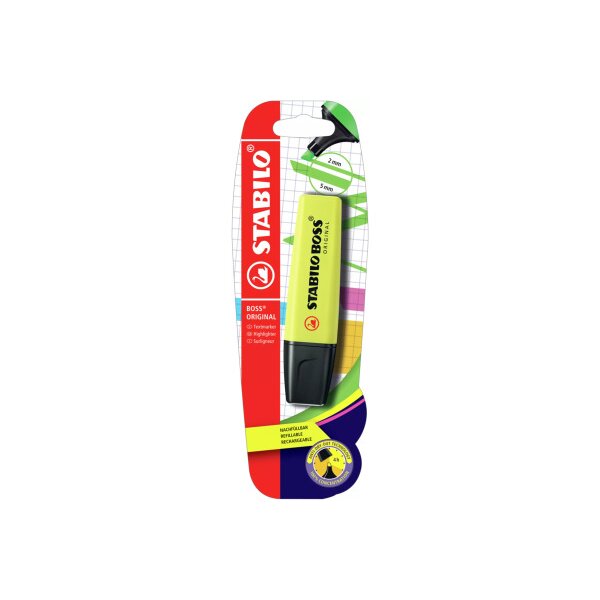 STABILO Textmarker BOSS 2/5mm B-10129-10 gelb