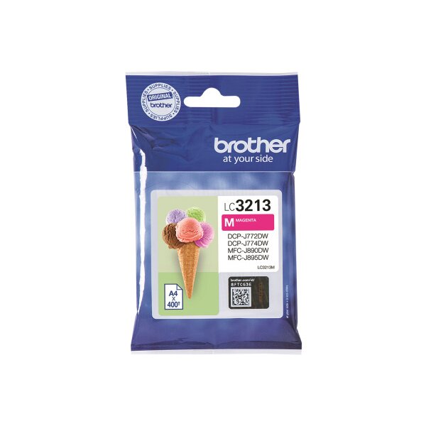 BROTHER Cartouche dencre magenta LC-3213M DCP-J774DW 400 pages