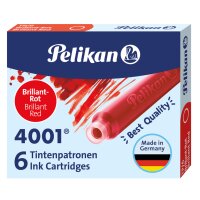 Pelikan Standard-Tintenpatronen 4001 TP 6, brillant-schwarz