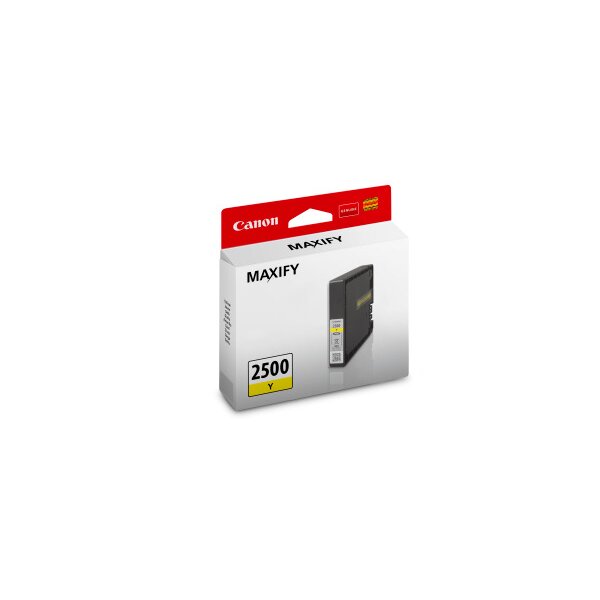 CANON Cartouche dencre yellow PGI-2500Y MAXIFY MB5050/MB5350 700 p.
