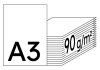HP ColorChoice Papier Laser couleur extra blanc A3 90g - 1 Carton (2000 Feuilles)