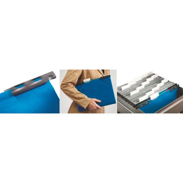 LEITZ Mobile Ordnungs-Hängemappe "Divide-It-Up", A4, blau
