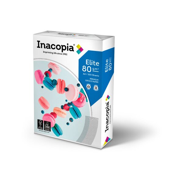 INACOPIA ELITE Papier &agrave; copier A4 88217747 80g, 500 feuilles