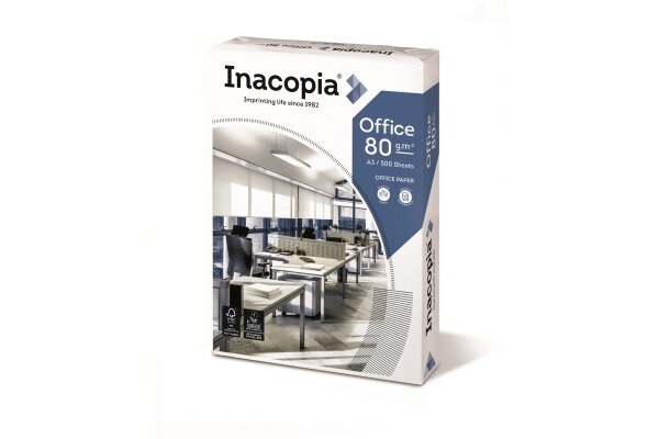 INACOPIA OFFICE Papier à copier A3 88217718 80g, 500 feuilles