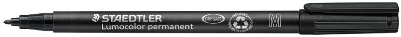 STAEDTLER Marqueur permanent 317M Lumocolor, noir
