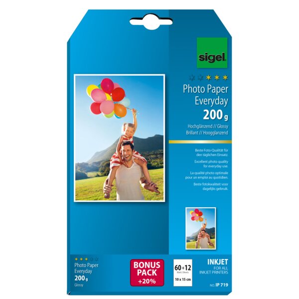Sigel Papier photo pour jet dencre Everyday HOT DEAL,