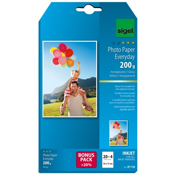 Sigel Papier photo pour jet dencre Everyday HOT DEAL,