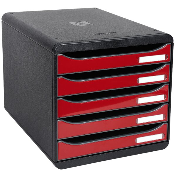 EXACOMPTA Schubladenbox BIG-BOX PLUS, 5 Schübe, harlekin