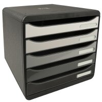 EXACOMPTA Schubladenbox BIG-BOX PLUS, 5 Schübe, harlekin