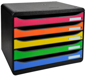 EXACOMPTA Module de classement BIG-BOX PLUS, arlequin