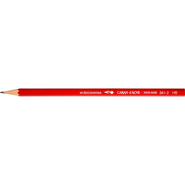 CARAN DACHE Schulbleistift Edelweiss HB 341.272 rot