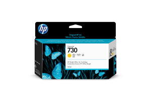HP Tintenpatrone 730 yellow P2V64A DesignJet T1700 130ml