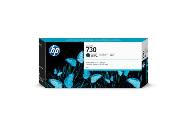 HP Cart. dencre 730 matte black P2V71A DesignJet T1700 300ml