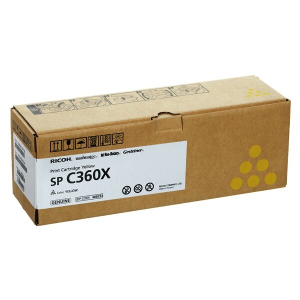 RICOH Toner yellow 408253 SP C361 9000 Seiten