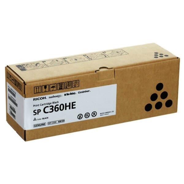 RICOH Toner black 408184 SP C360/361 7000 Seiten