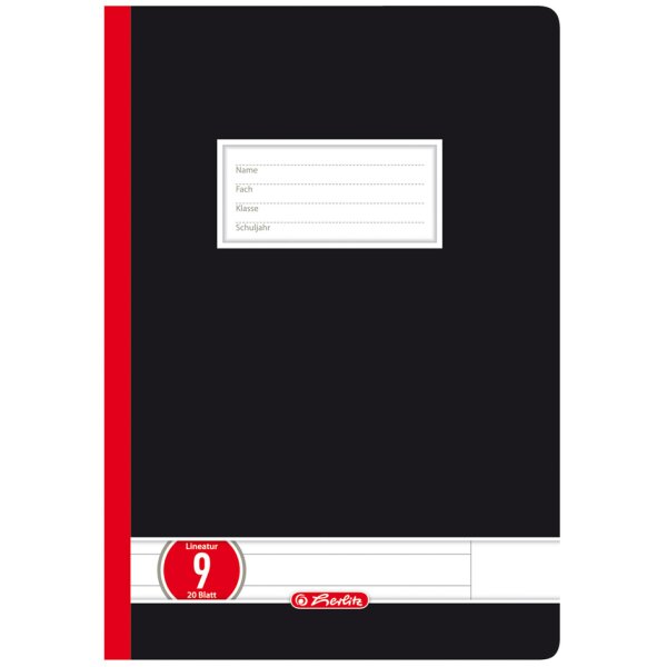 herlitz Oberschulheft x.book, DIN A4, liniert mit Rand