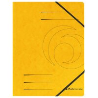 herlitz Eckspannermappe easyorga, A4, Karton, grün