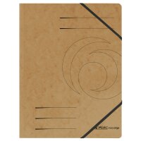 herlitz Eckspannermappe easyorga, A4, Karton, grün