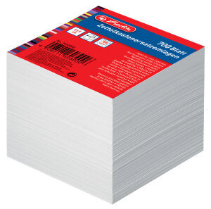 herlitz Bloc cube, 90 x 90 mm, blanc