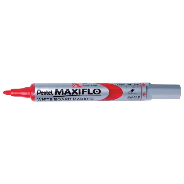 Pentel Marqueur pour tableau blanc MAXIFLO MWL5S, bleu