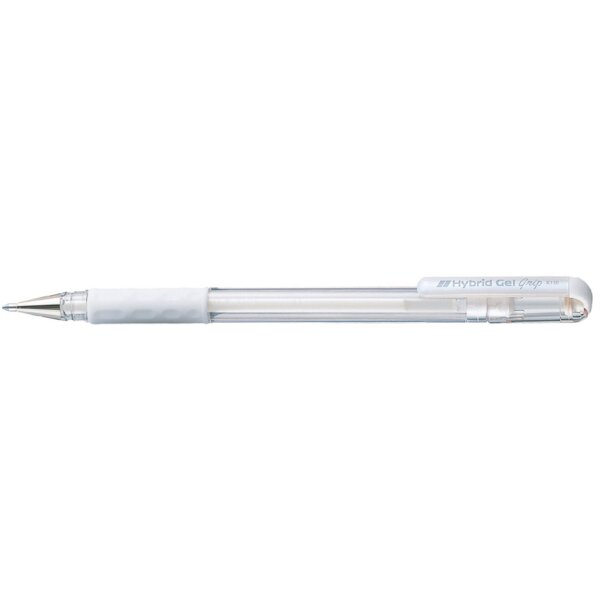 Pentel Stylo roller gel Hybrid Gel Grip Metallic K118, or