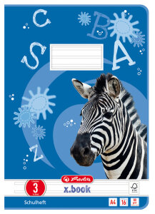 herlitz Cahier x.book, A4, linéature 7 /...