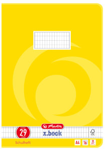 herlitz Schulheft x.book, DIN A4, Lineatur 20 blanko