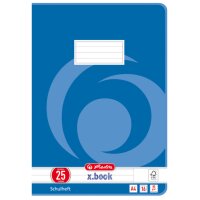 herlitz Schulheft x.book, DIN A4, Lineatur 20 blanko