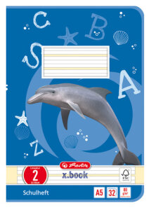 herlitz Cahier scolaire x.book, A5, linéature 1