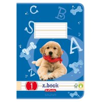 herlitz Schulheft x.book, DIN A5, Lineatur 5 kariert