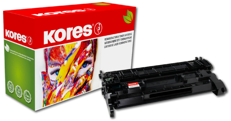 Kores Toner G1228RBS remplace hp CE740A/307A, noir