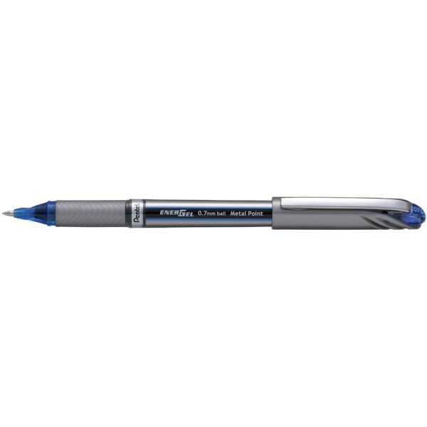 Pentel Stylo roller gel EnerGel Liquid Plus BL27, bleu