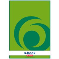 herlitz Briefblock x.book, A4, ungelocht, 50 Blatt, blanko