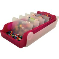 helit Lernkartei "the beebox", A8, orange-transluzent