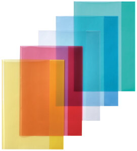 herlitz Protège-cahier format A4, en PP, rouge...