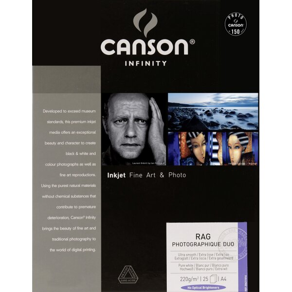CANSON INFINITY Papier photo Rag Photographique Duo, A4